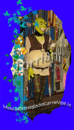 vendita costume Shrek per adulti