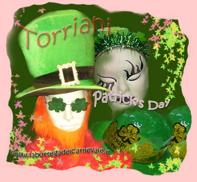 Torriani: vendita articoli per la Festa Irlandese di San Patrizio - Patrick's Day