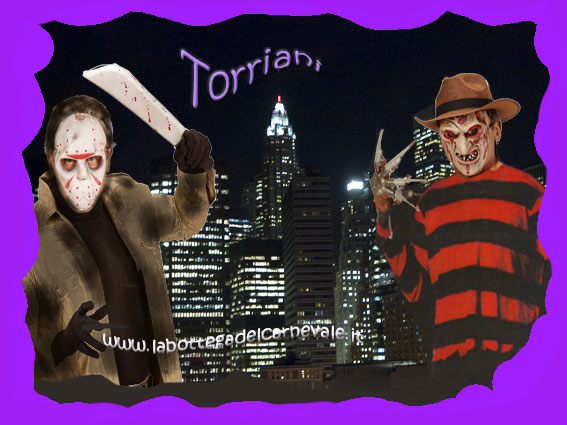 Torriani Halloween maschere: Venerdì 13 Jason e Nightmare Freddy Krueger